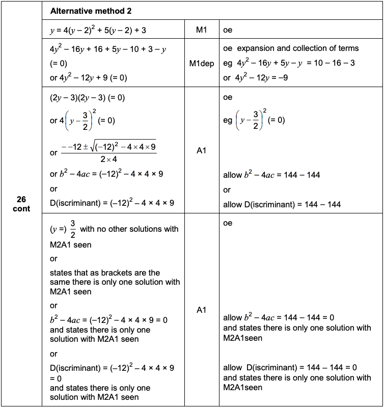 Q26 Answers Paper 2 June 18 Aqa Gcse Maths Higher Elevise